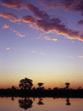 Last Rays of the Setting Sun over the Okavango River at Rundu Photographic Print by Nigel Pavitt