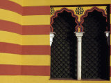 Spanish Colours and Moorish Influence Come Together in the Design of a Building in Seville Photographic Print by Andrew Watson