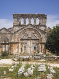 Ruins of the Basilica of St Simeon Stylites the Elder in the Hills Near Aleppo Photographic Print by Julian Love