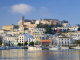 Eivissa or Ibiza Town and Harbour, Ibiza, Balearic Islands, Spain Photographie par Peter Adams
