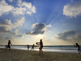 Beach, Tel Aviv, Israel Photographic Print by Michele Falzone