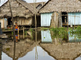 Amazon, Amazon River, the Floating Village of Belen, Iquitos, Peru Photographic Print by Paul Harris
