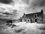 Infrared Image of a Derelict Farmhouse Near Arivruach, Isle of Lewis, Hebrides, Scotland, UK Photographie par Nadia Isakova