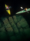 Pembrokeshire, Sea Kayaking Along the Southern Coast of Pembrokeshire, Wales Photographic Print by Paul Harris