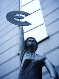 Statue, European Parliament, Brussels, Belgium Photographic Print by Neil Farrin