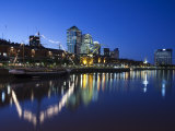 Buenos Aires, Puerto Madero, Highrise Buildings, Dusk, Argentina Photographic Print by Walter Bibikow