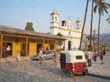 Copan Ruinas, Parque Central, Honduras Photographic Print by Jane Sweeney