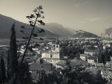 Trentino-Alto Adige, Lake District, Lake Garda, Arco, Collegiata Church, Italy Photographic Print by Walter Bibikow