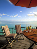 Pearl Beach Resort, Akitua Motu, Aitutaki, Cook Islands Photographie par Walter Bibikow
