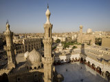 Minarets of the Al-Azhar Mosque in Islamic Cairo, Egypt Photographic Print by Julian Love
