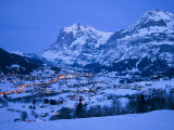Grindelwald, Wetterhorn, Jungfrau Region, Bernese Oberland, Switzerland Photographie par Gavin Hellier