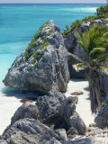 Turquoise Sea and Beach in Tulum, Riviera Maya, Quintana Roo, Mexico Photographic Print by Demetrio Carrasco