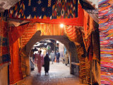 Morocco Marrakesh Medina Market at Place Djema El Fna Lámina fotográfica por Christian Kober