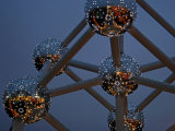 The Atomium Monument in Brussels, Built for Expo '58, the 1958 Brussels World's Fair, Belgium Photographic Print by David Bank