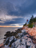 Maine, Mount Desert Island, Bas Harbor, Bas Harbor Lighthouse, USA Photographic Print by Alan Copson
