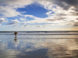 San Juan Del Sur, Playa Madera, Surfer, Nicaragua Photographic Print by Jane Sweeney