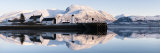 Corpach Lighthouse on Loch Eil with Ben Nevis and Fort William in the Background, Highland Region,  Lámina fotográfica por Nadia Isakova