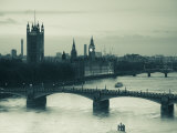 Houses of Parliament and River Thames, London, England, UK Photographie par Jon Arnold