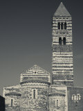 North Western Sardinia, Sassari Area, Basilica Della Santissima Trinita Di Saccargia, Italy Photographic Print by Walter Bibikow