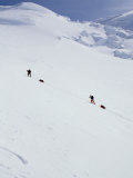 Climbers on Mount Mckinley, Alaska, USA Photographic Print by John Warburton-lee