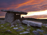 Poulnabrone Dolmen, the Burren, Co, Clare, Ireland Photographic Print by Doug Pearson