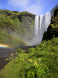 Skogafoss Waterfall, South Coast, Iceland Photographie par Michele Falzone