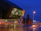 Cardiff, Cardiff Bay, the Wales Millennium Centre, Wales Photographic Print by David Bank