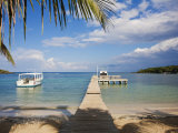 Bay Islands, Roatan, Half Moon Bay, Honduras Photographic Print by Jane Sweeney