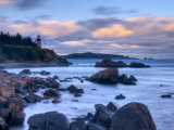 Maine, Lubec, West Quoddy Lighthouse, USA Fotografisk tryk af Alan Copson