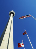 Cn Tower at 533 M or 1,815 Ft High, Canada's Wonder of the World, in Downtown Toronto Photographic Print by Mark Hannaford