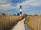New York, Long Island, Fire Island, Robert Moses State Park, Fire Island Lighthouse, USA Photographie par Walter Bibikow