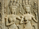 Siem Reap, Ankor Wat, the Famous Temple of Angkor Wat, Cambodia Photographic Print by David Bank