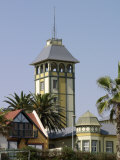 Old Buildings in Swakopmund - Architecture of Seaside Town, Namibia's Windswept Atlantic Coast Photographic Print by Nigel Pavitt