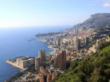 Elevated View over the City, Monte Carlo, Monaco, Cote D'Azur, Mediterranean, Europe Photographic Print by Vincenzo Lombardo