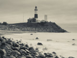 New York, Long Island, Montauk, Montauk Point Lighthouse, USA Photographic Print by Walter Bibikow