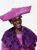 Herero Woman in Traditional Attire, Namibia Photographic Print by Nigel Pavitt