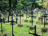 Lychakiv Cemetery Gravestones, Ukraine Photographic Print by Christian Kober