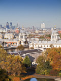 London, Greenwich, National Maritime Musuem, the City in Distance, England Photographic Print by Jane Sweeney