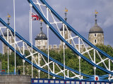 London, the Tower of London and Tower Bridge, England Photographie par Paul Harris