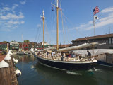 The 80 Foot Excursion Schooner Aquidneck Returning to Bowen's Wharf, Established in 1760 Photographic Print by Robert Francis