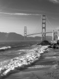 California, San Francisco, Golden Gate Bridge from Marshall Beach, USA Photographie par Alan Copson