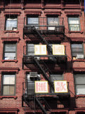 Classic Old Tenement Building with Fire Escapetown, Manhattan, New York City Photographic Print by Wendy Connett