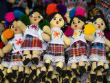 Worry Dolls, Panajachel, Lake Atitlan, Guatemala, Central America Photographic Print by Wendy Connett