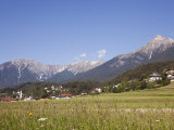 Alps and Gurgl Valley in Summer, Tarrenz, Tyrol, Austria, Europe Photographie par Pearl Bucknall