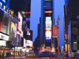 Times Square at Dusk, Manhattan, New York City, New York, United States of America, North America Photographic Print by Amanda Hall