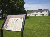 Sign on the Walking Tour of the Historic Hill at the Great Friends Meeting House Dating from 1699 Photographic Print by Robert Francis