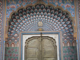 Door, City Palace, Jaipur, Rajasthan, India, Asia Photographic Print by Wendy Connett