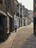 Cobbled Side Street in Otley, Yorkshire, England, United Kingdom, Europe Photographic Print by Nigel Blythe