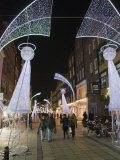 Christmas Lights in South Moulton Street, Near Oxford Street, London Photographic Print by Hazel Stuart