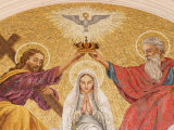 Coronation of the Virgin Mary, Basilica of Fatima, Fatima, Estremadura, Portugal, Europe Fotografie-Druck von Godong 